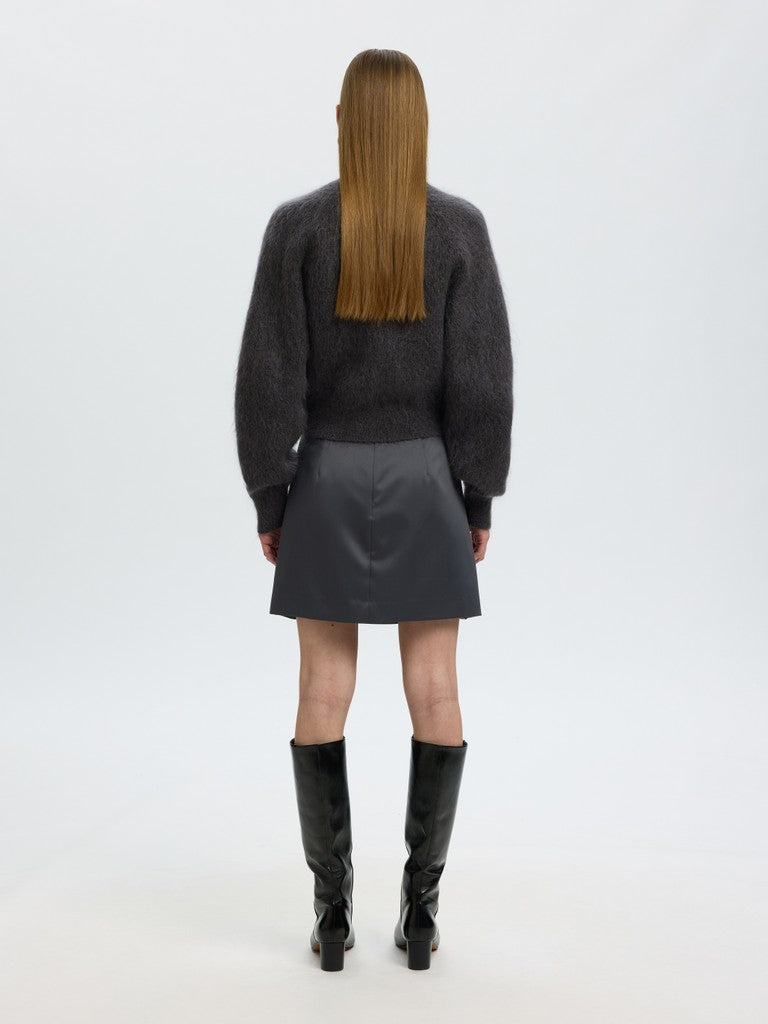 "SLWMIRA" LS KNIT SHORT O-NECK NOOS