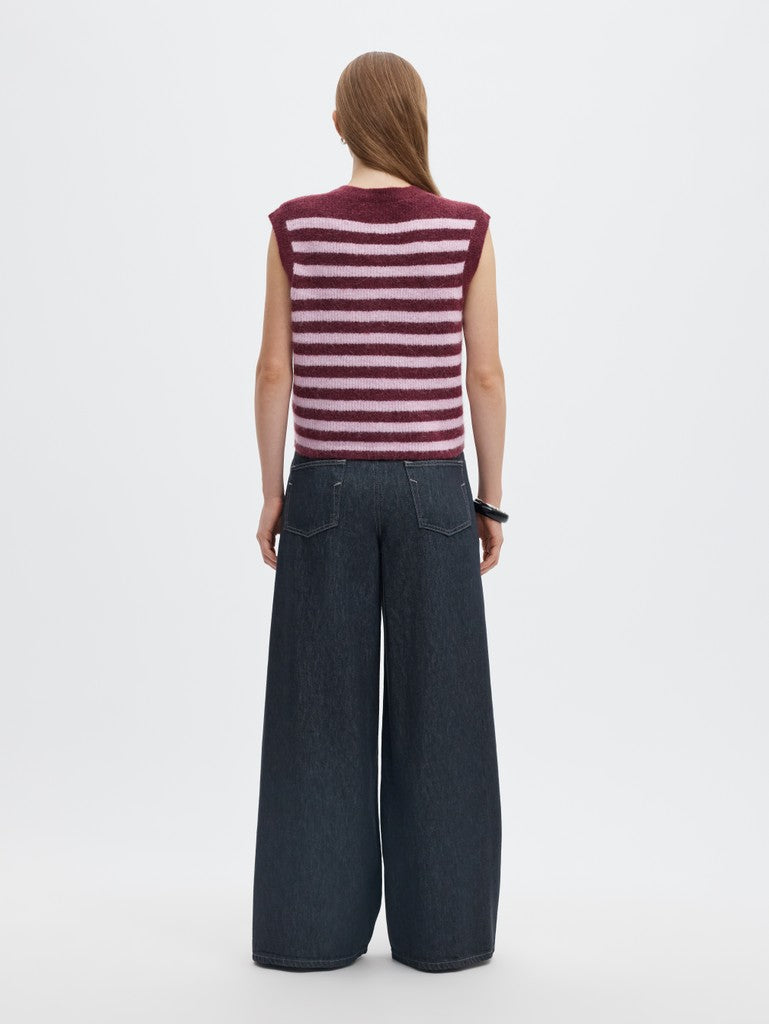 "SLWLULU" SL BUTTON O-NECK VEST NOOS
