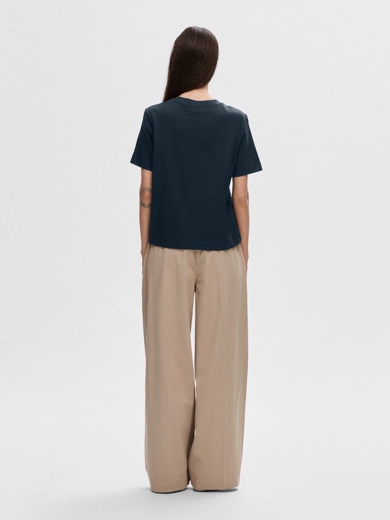 Selected Femme "Essential" Tee dunkelblau