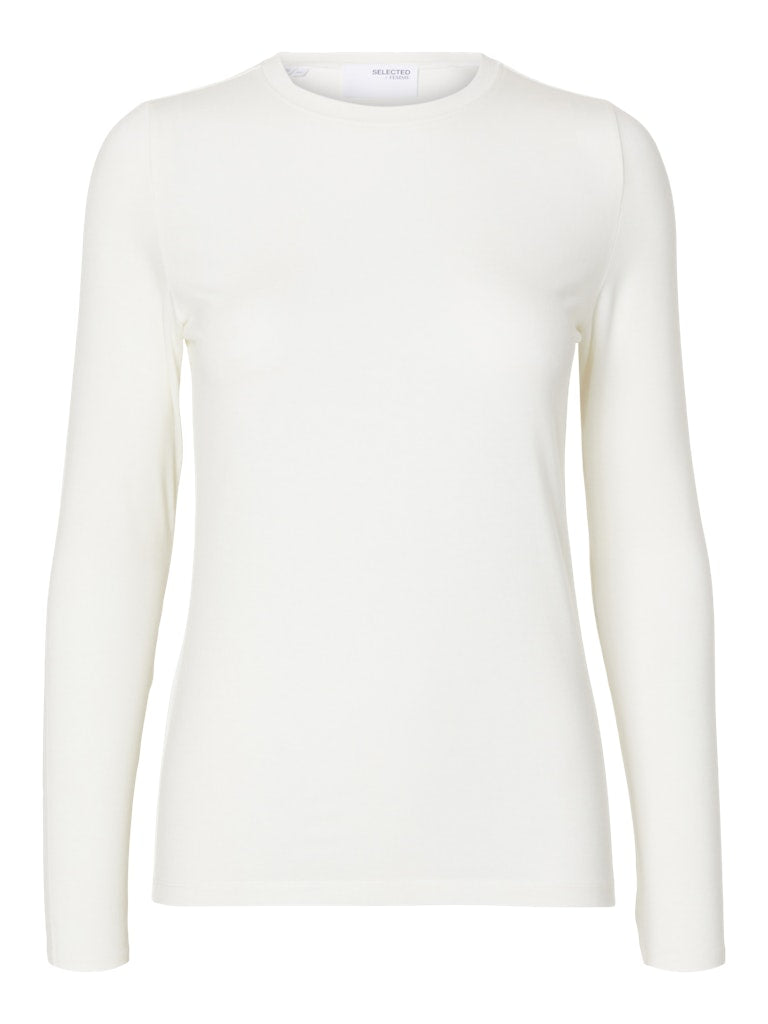 Selected Femme "Manaja" O-Neck Top weiss