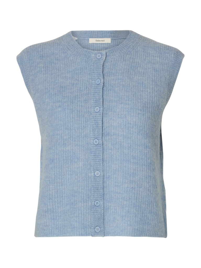 Selected Femme "Lulu" Button O-Neck Vest