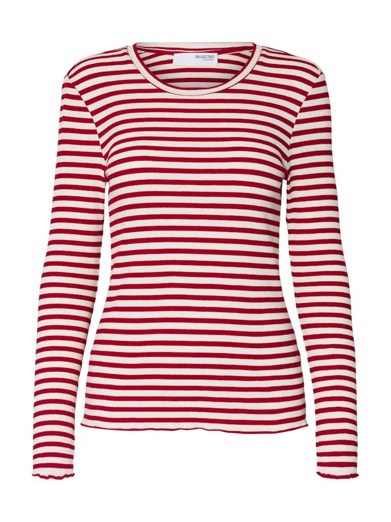 Selected Femme "Anna" Crew Neck Tee rot