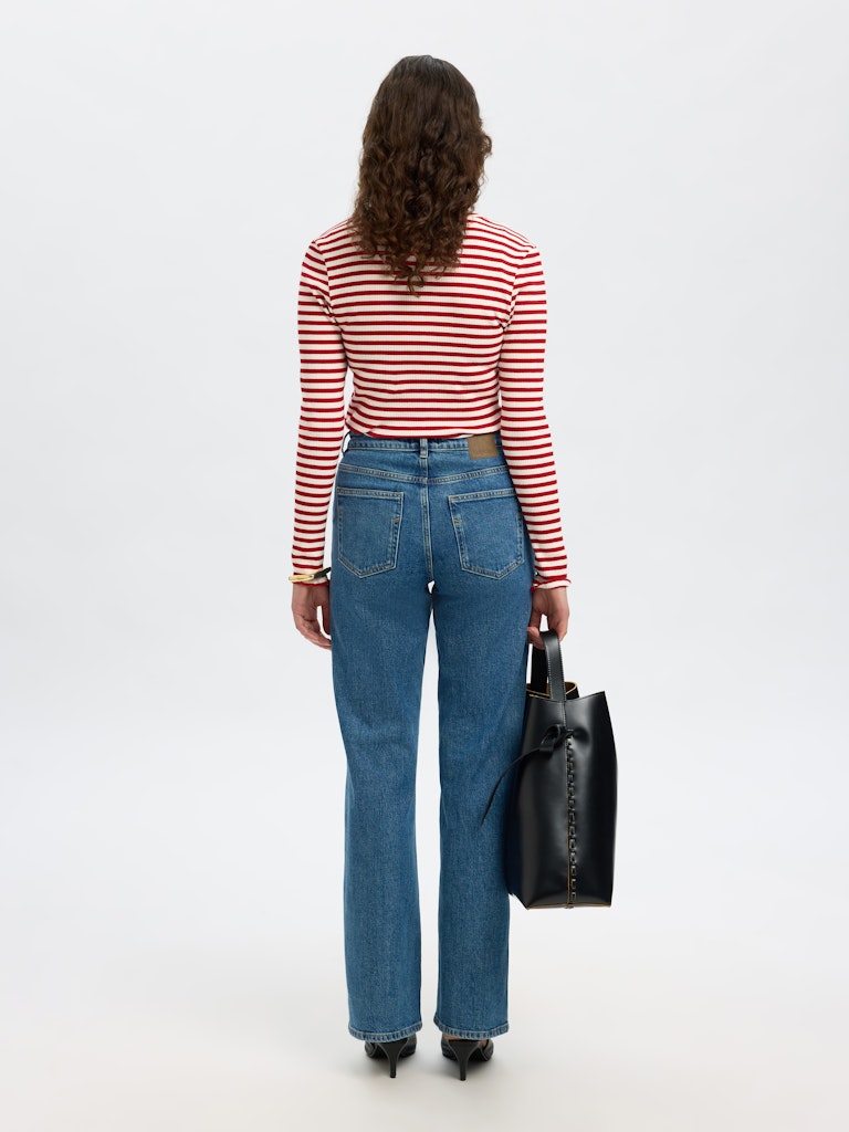 Selected Femme "Anna" Crew Neck Tee rot