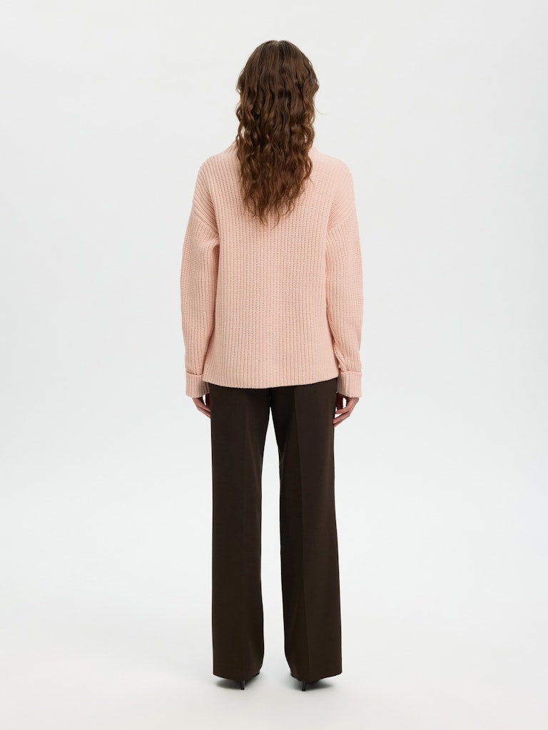 Selected Femme "Selma" Knit Pullover rosa