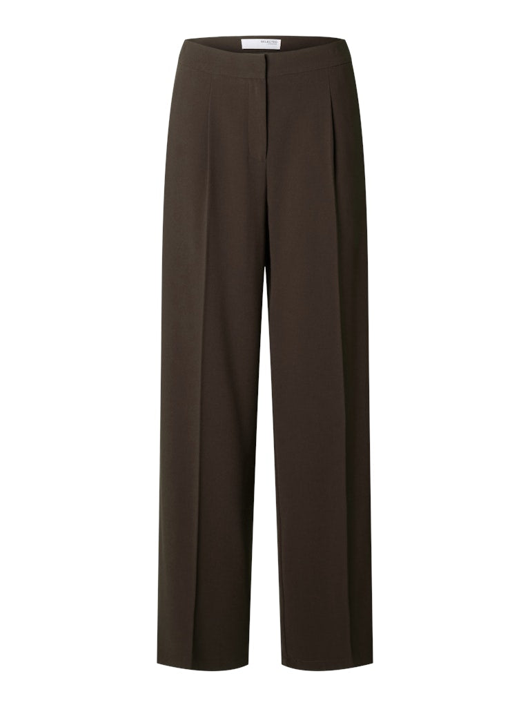 Selected Femme "Tinni" Wide Pant braun