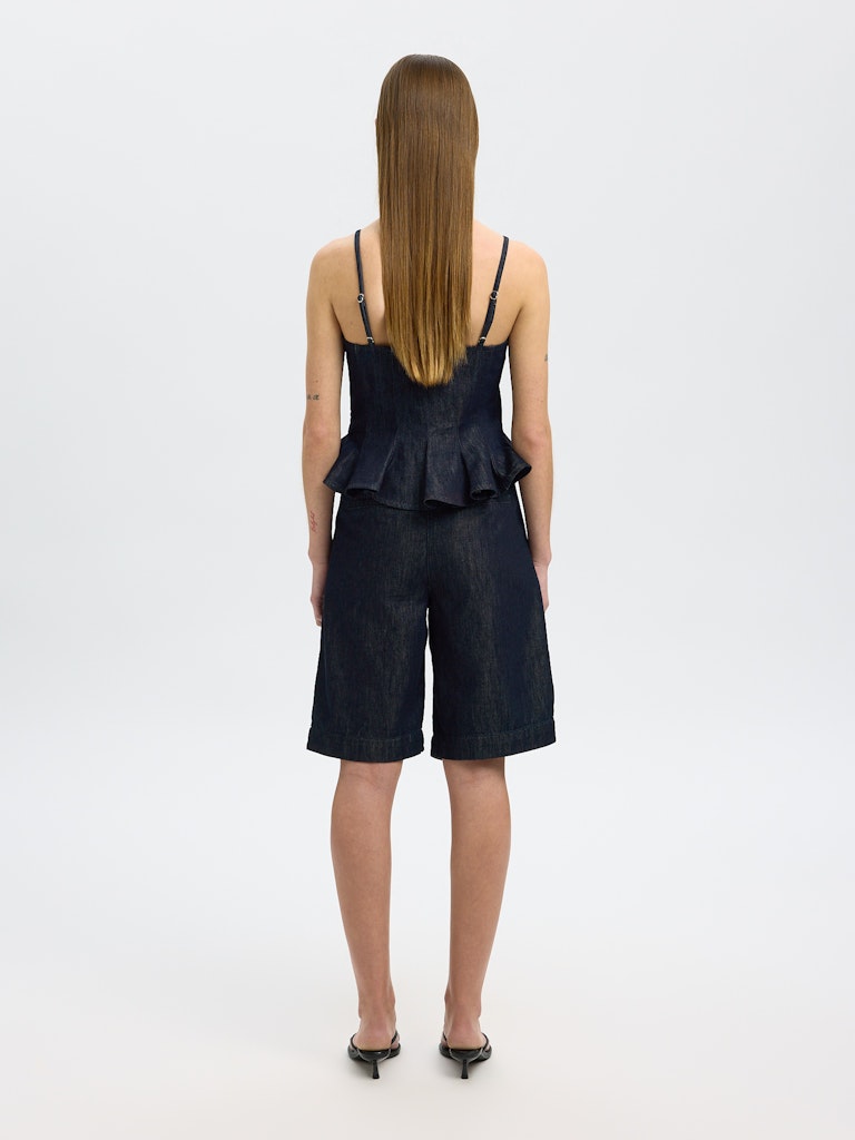 "SLFVELA" DENIM STRAP TOP