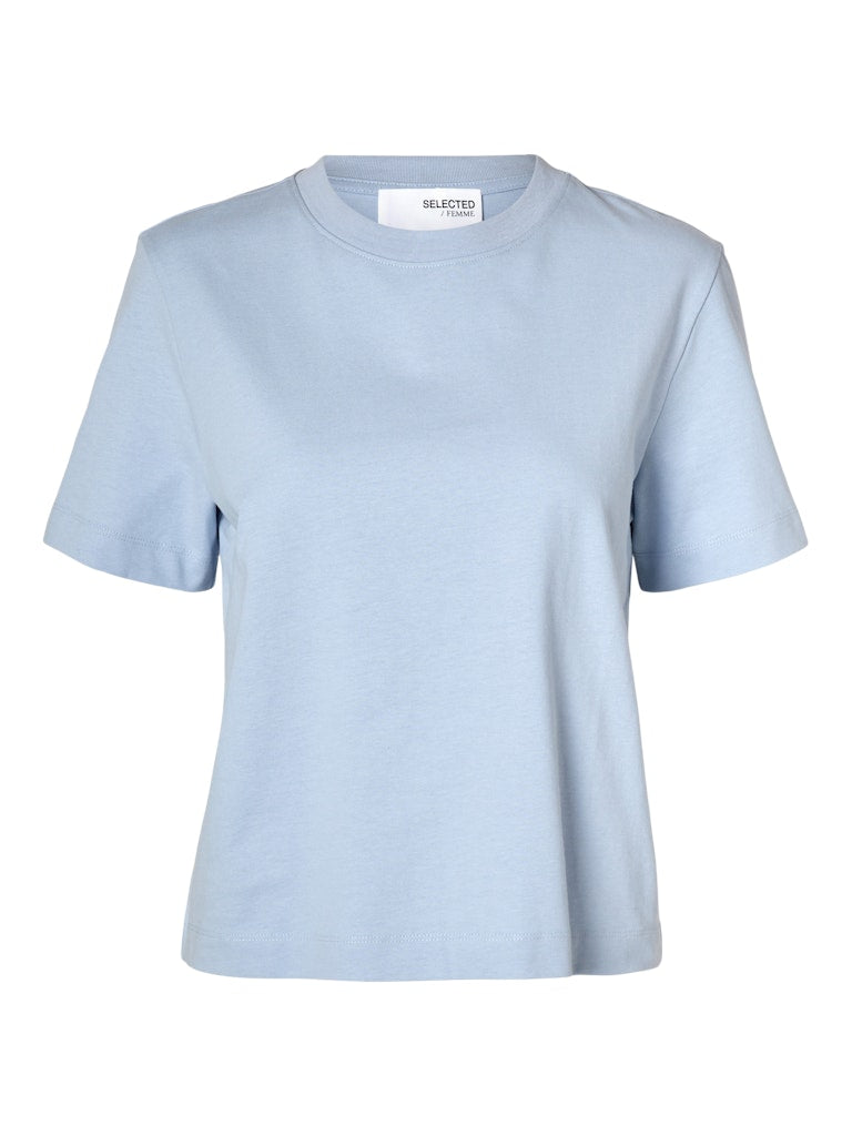 "SLFESSENTIAL" SS BOXY TEE NOOS blau
