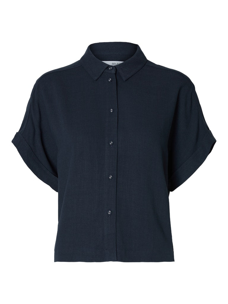 "SLWVIVA" SS CROPPED SUN SHIRT NOOS