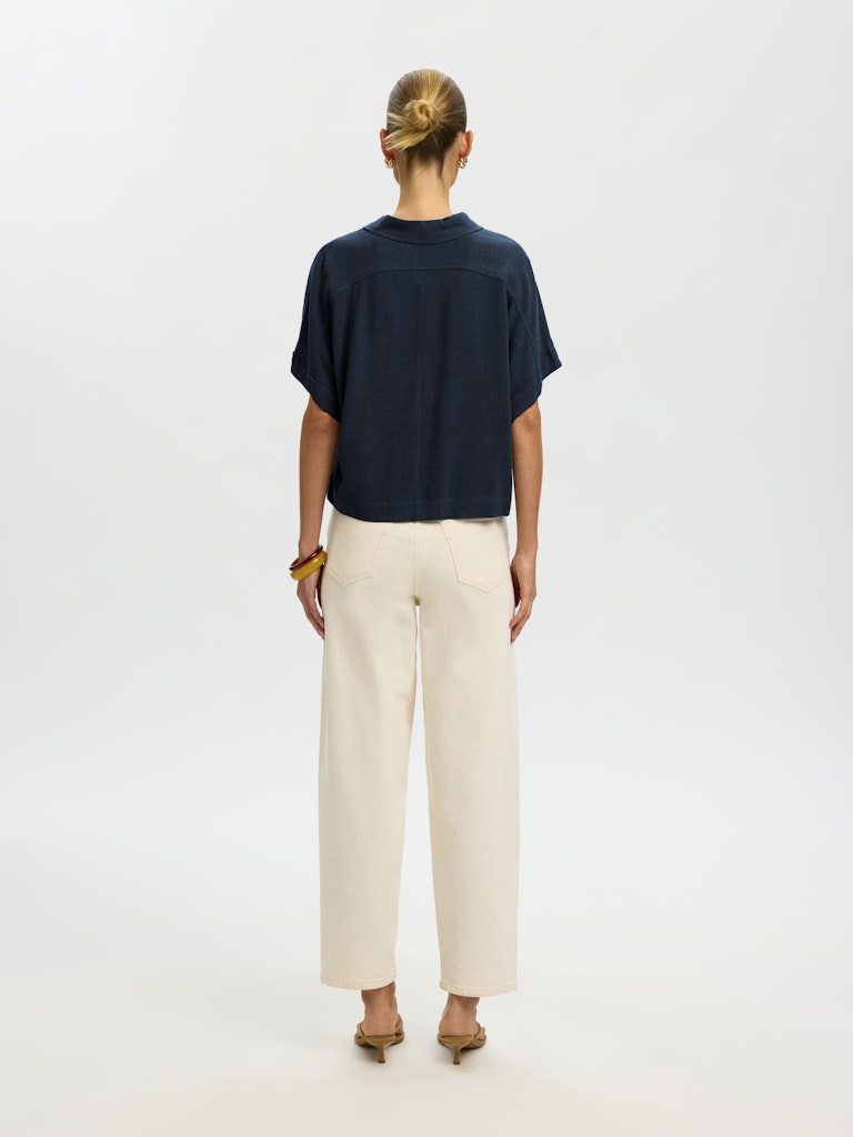 "SLWVIVA" SS CROPPED SUN SHIRT NOOS