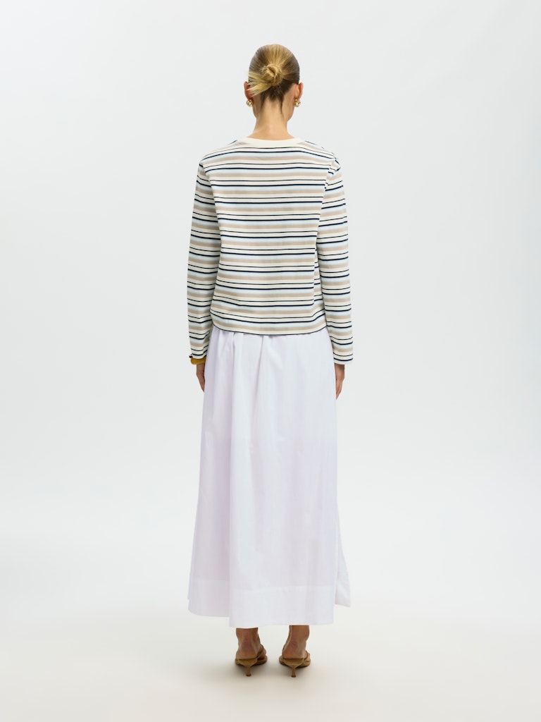"SLWBLAIR" HW ANKLE SLIT SKIRT NOOS