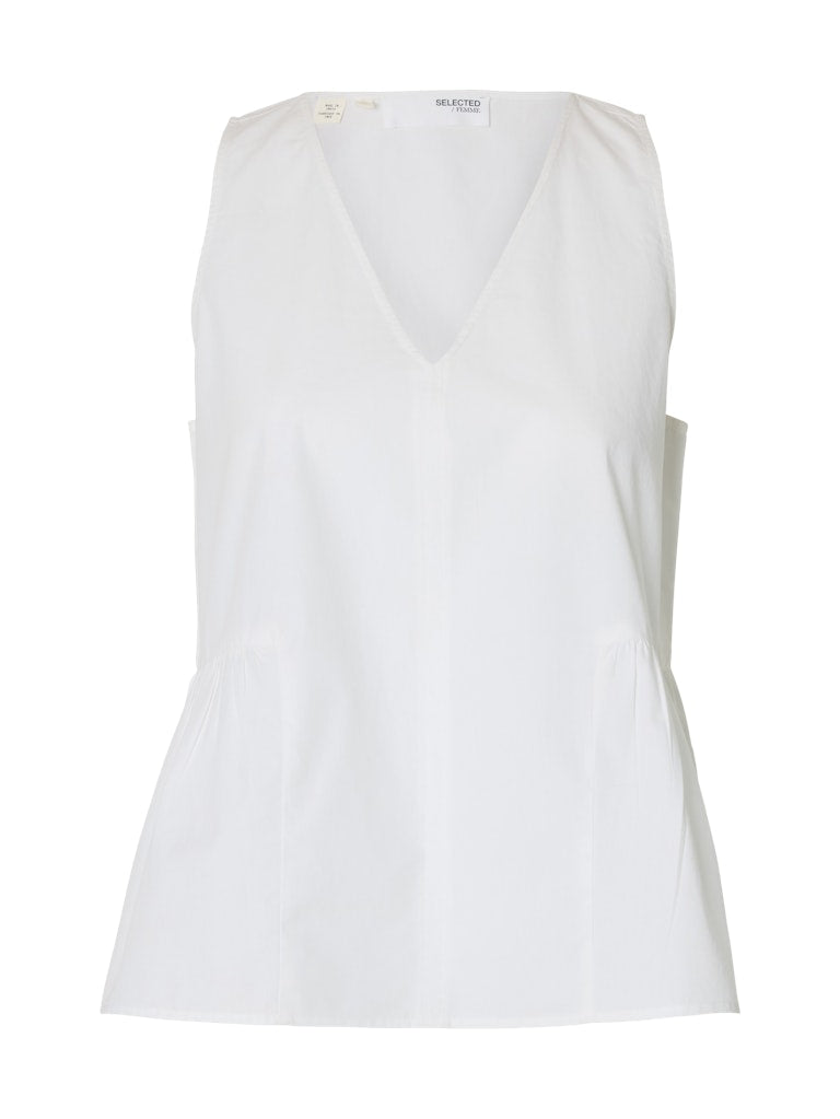 "SLFBLAIR" SL V-NECK PEPLUM TOP NOOS