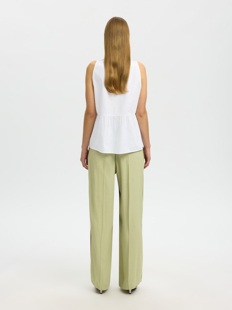 "SLFBLAIR" SL V-NECK PEPLUM TOP NOOS