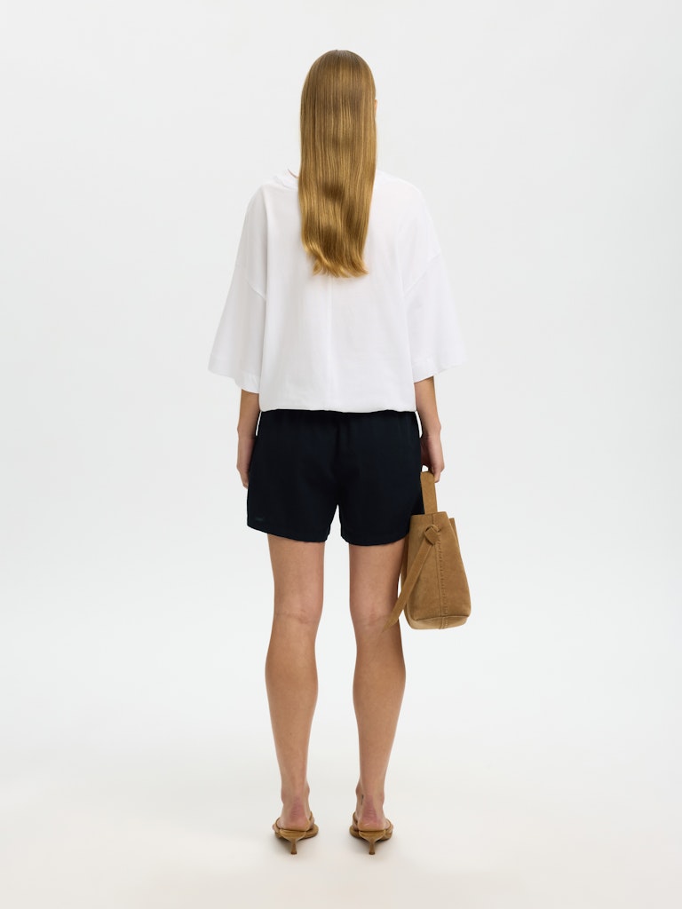"SLFLUISA-LINNIE" LINEN BLEND SHORTS NOOS
