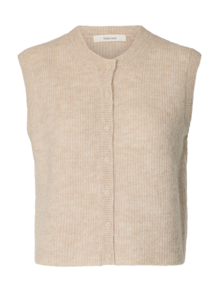 "SLWLULU" SL BUTTON O-NECK VEST NOOS