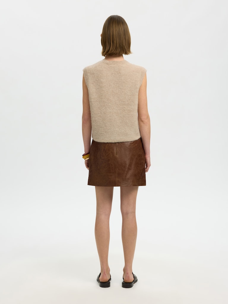"SLWLULU" SL BUTTON O-NECK VEST NOOS
