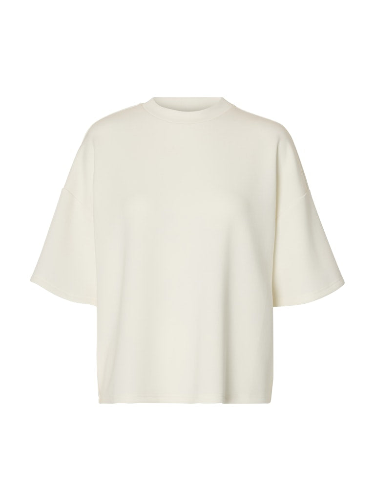 Selected Femme "Oversized" Tenny Tee weiss