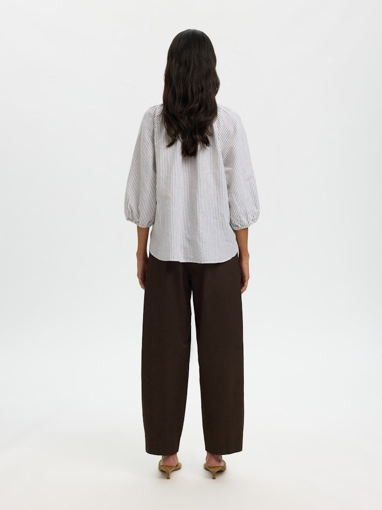 "SLFCLEO"- Alberta Linen Blend Shirt