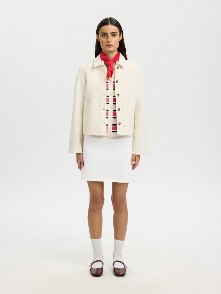 "SLFAMOUR" HW SHORT SKIRT