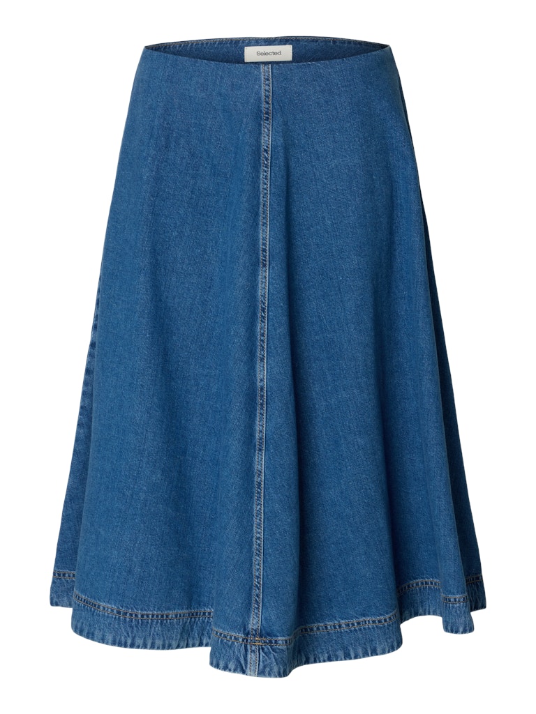 "SLFAGATHE" Midi Denim Skirt