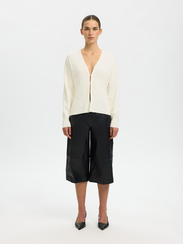 "SLFANEMONE" LS KNIT WAISTED CARDIGAN