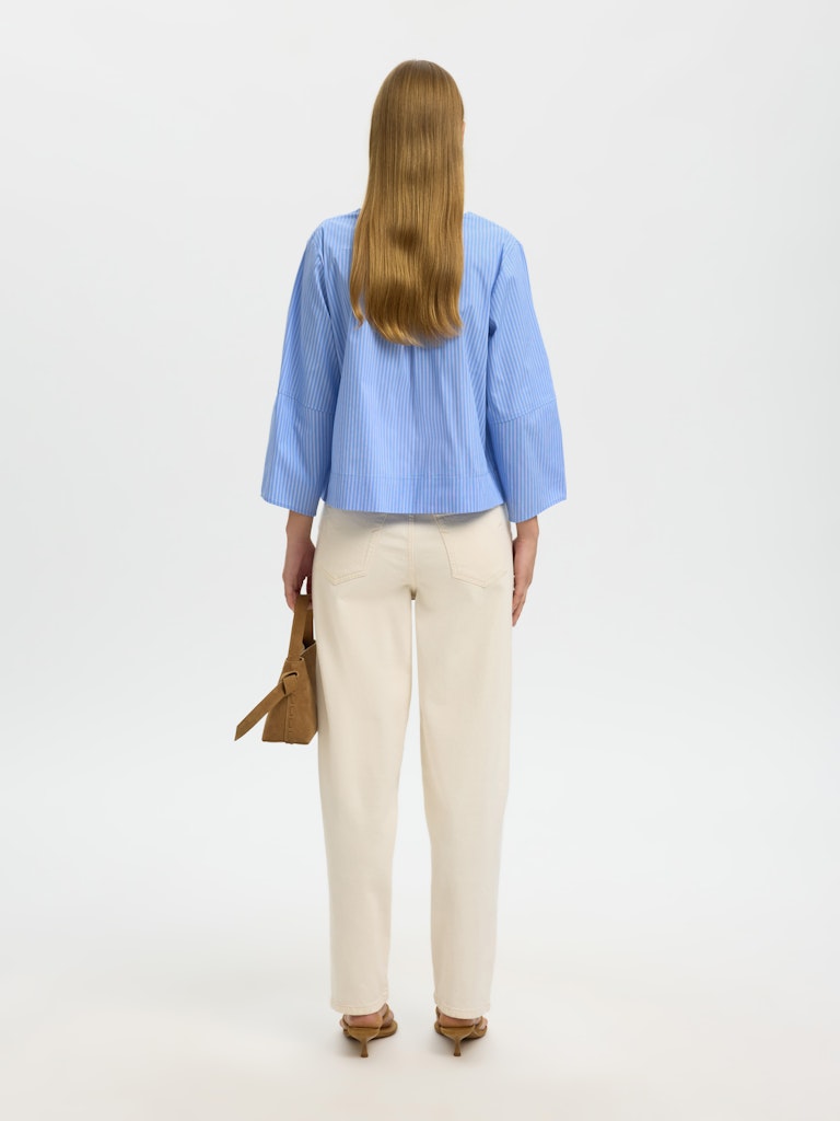 "SLFBEA" 3/4 V NECK SHIRT B