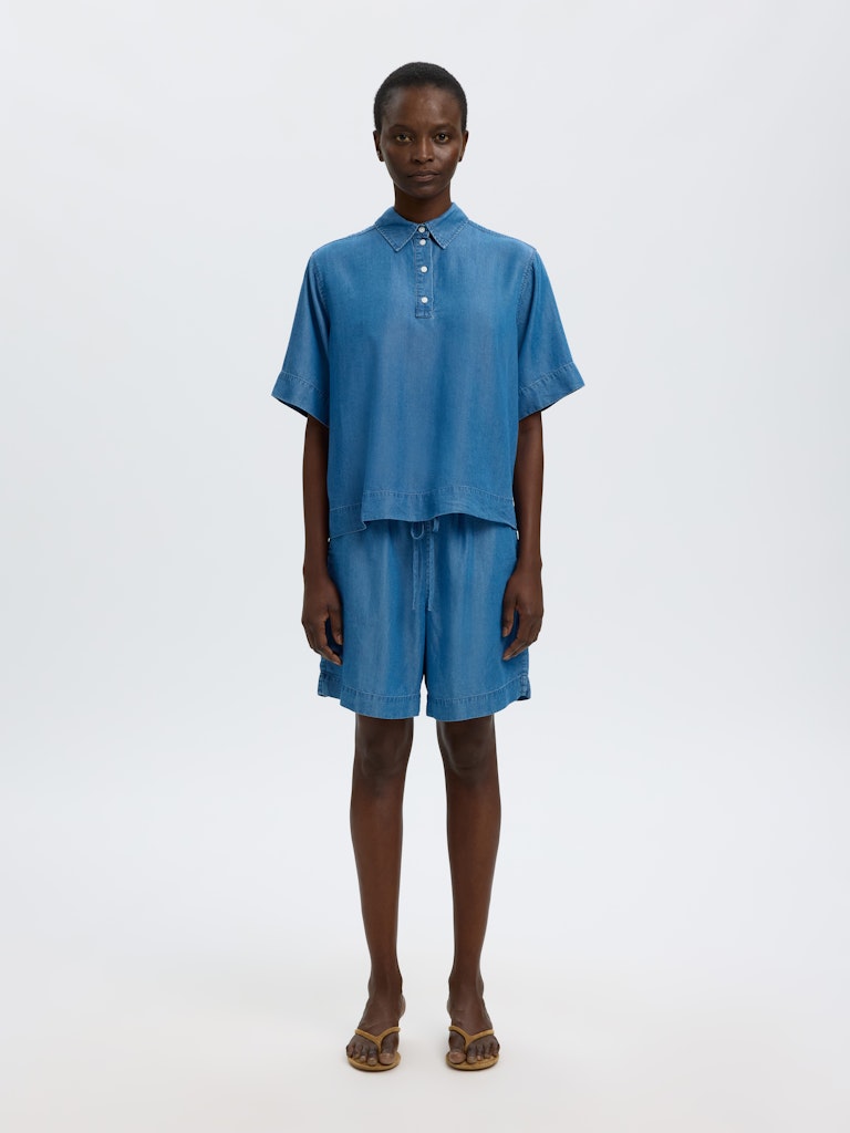 "SLFJANNA" MW ELASTIC STRING SHORTS B