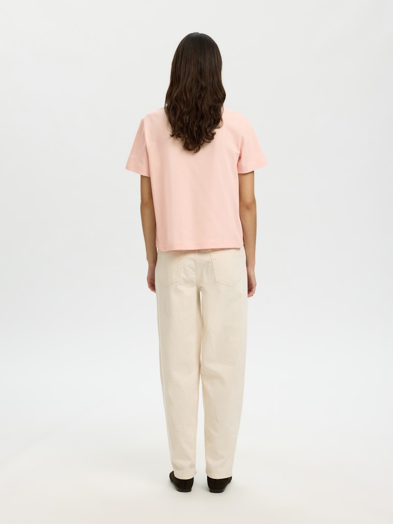 "SLWESSENTIAL" SS BOXY TEE NOOS rosa