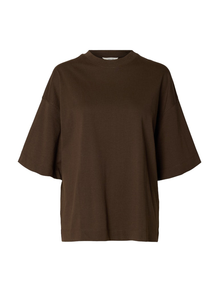 "SLWCOLWOMAN" 2/4 OVERSIZED TEE NOOS