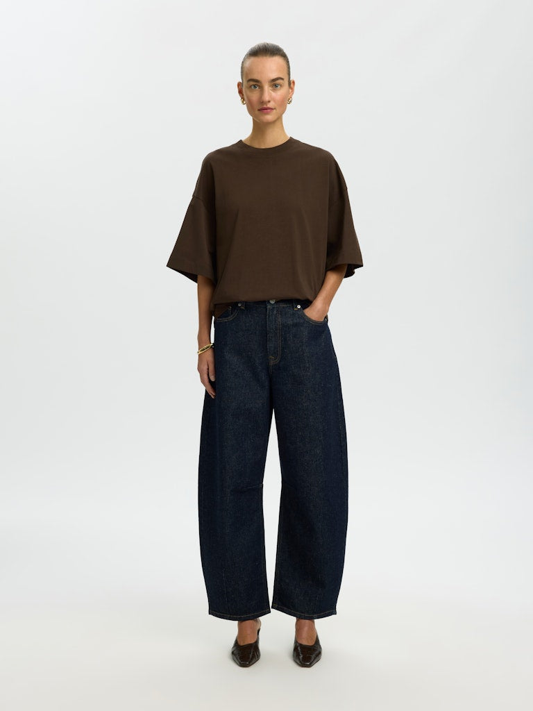 "SLWCOLWOMAN" 2/4 OVERSIZED TEE NOOS