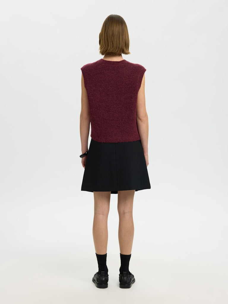 "SLWLULU" SL BUTTON O-NECK VEST NOOS