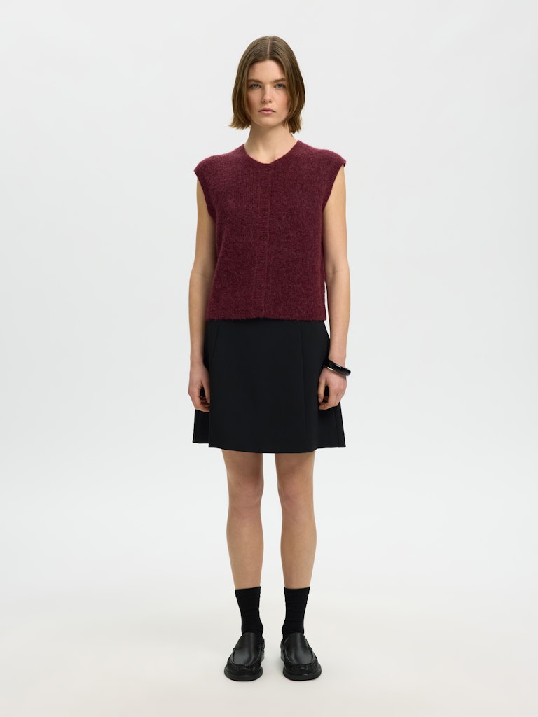 "SLWLULU" SL BUTTON O-NECK VEST NOOS