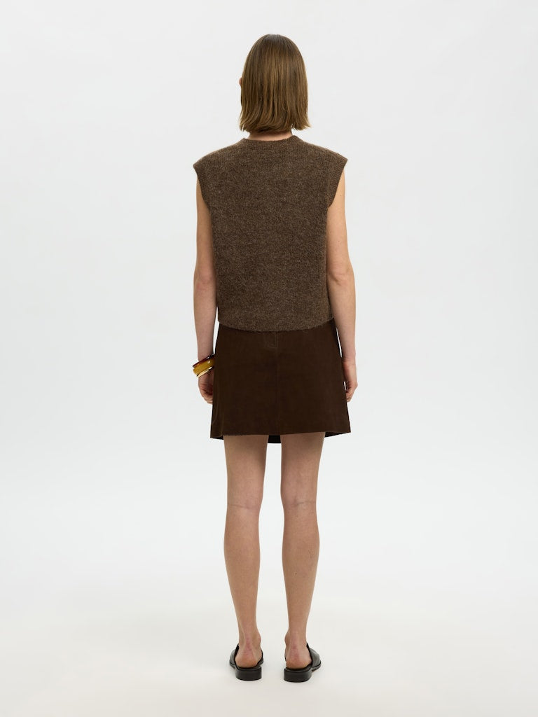 "SLWLULU" SL BUTTON O-NECK VEST NOOS