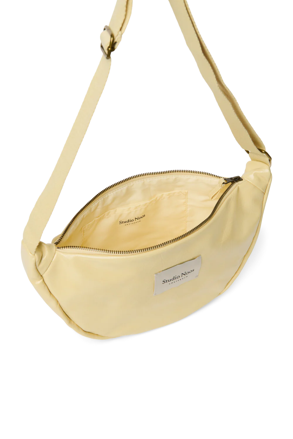 Studio Noos Buttergelb Vegan Leather Gürteltasche