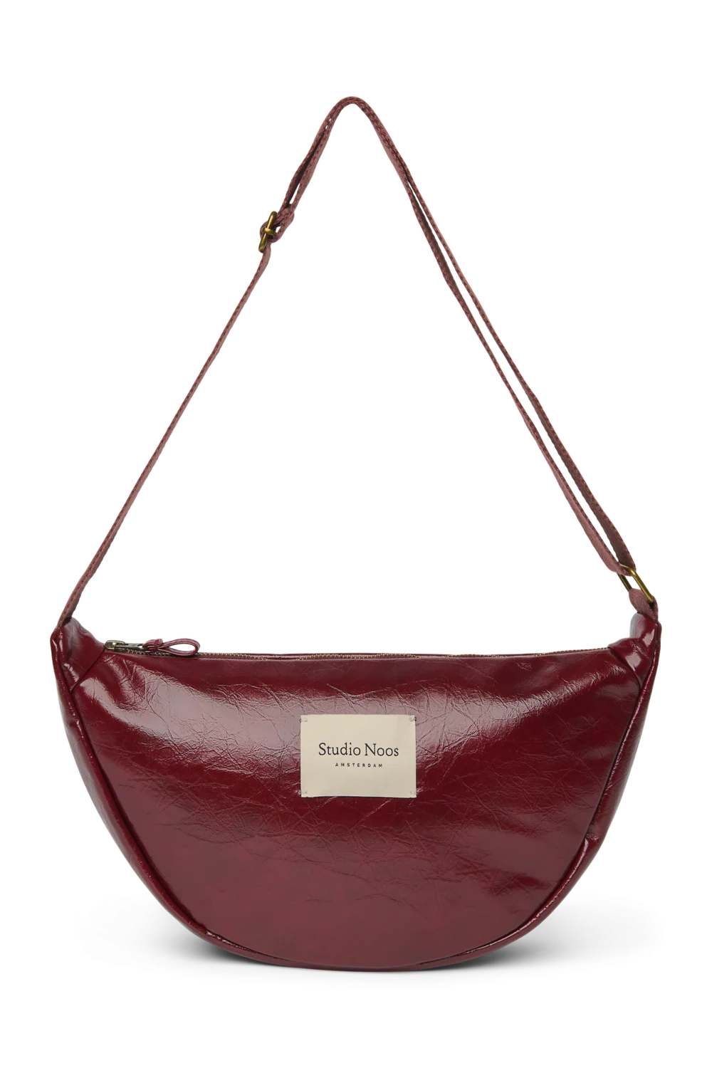 Bordeauxrot Vegan Leather Gürteltasche