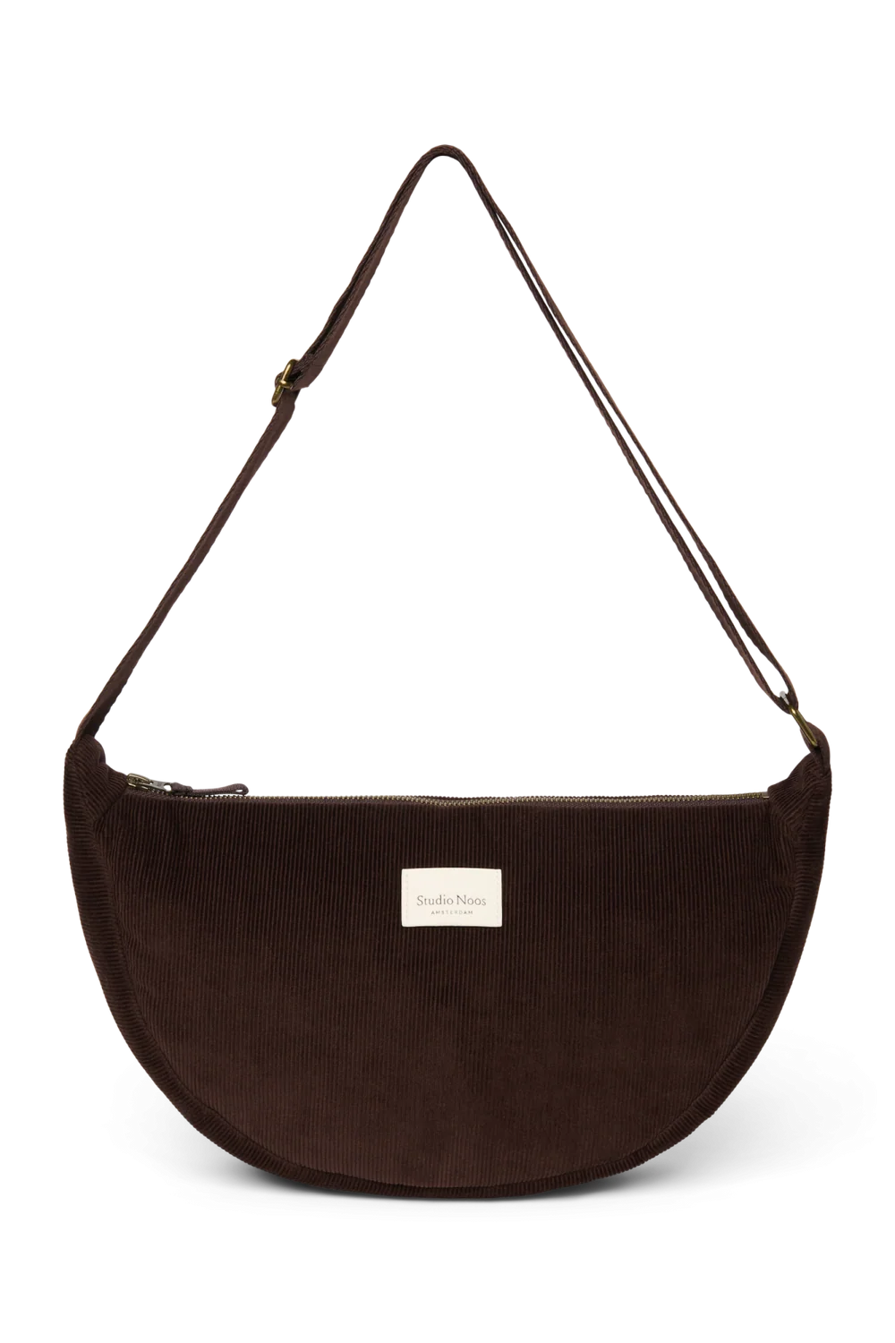 Studio Noos Dunkelbraun Rib Puffy Adult-Gürteltasche