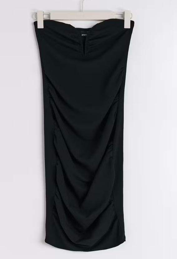 Gina Tricot V wire dress schwarz