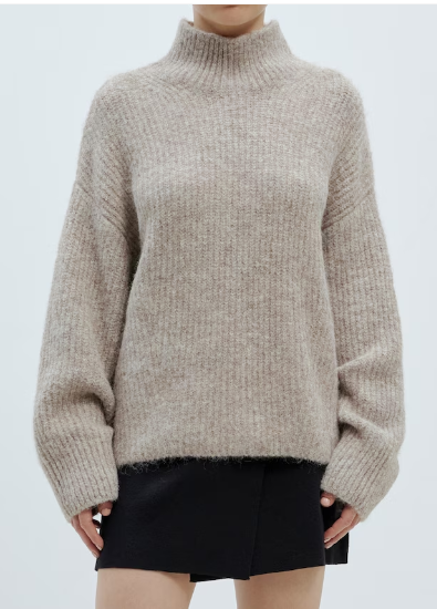 Edited Pullover 'Beth' (GRS) dunkelbeige