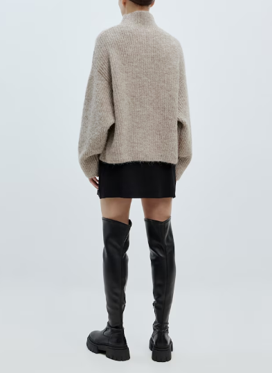 Edited Pullover 'Beth' (GRS) dunkelbeige