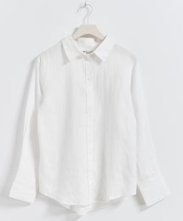 Gina Trioct "Linen" Shirt weiss