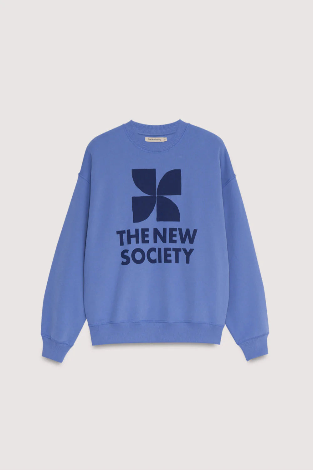 The New Society "TNS" Logo Damen Sweatshirt Starlight Blue