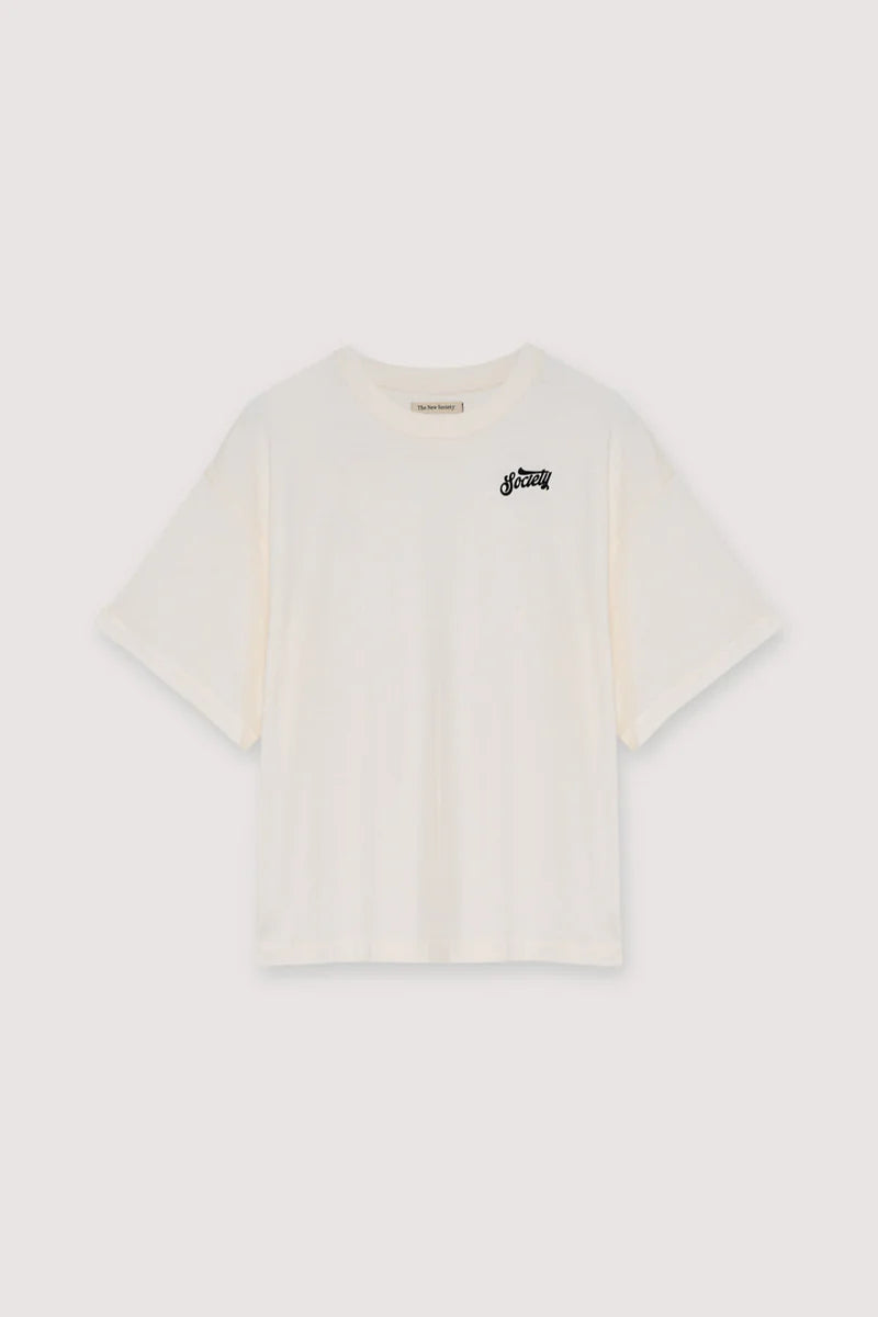 The New Society Mazus Woman T- Shirt Ecru