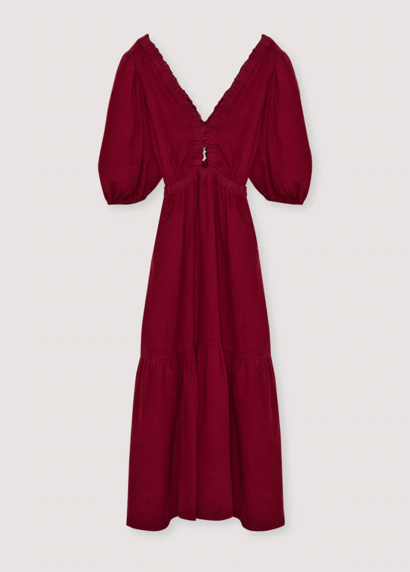 TheNewSocietyAloe Woman Dress  Wine