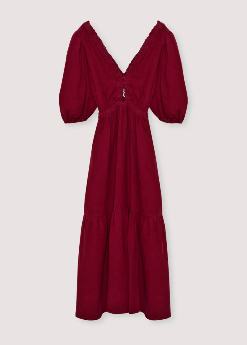 TheNewSocietyAloe Woman Dress  Wine