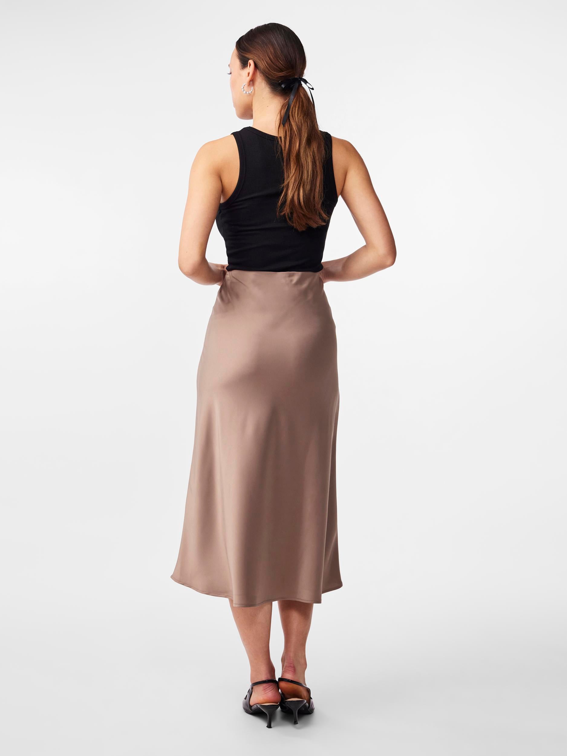 YAS "Pella" HW Midi Skirt fungi
