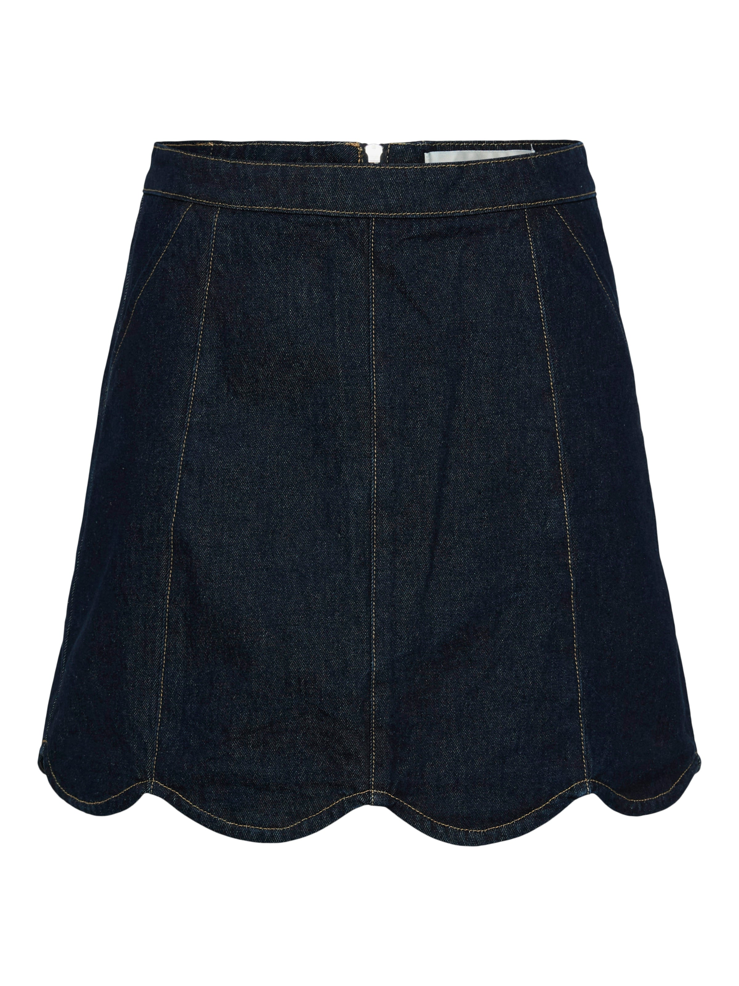 YAS "Maria" HW Short Denim Skirt