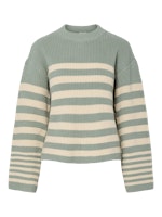 YAS "Riga" Knit Pullover icberg green