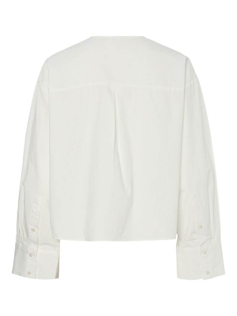 YAS "Lee" Short Shirt weiss