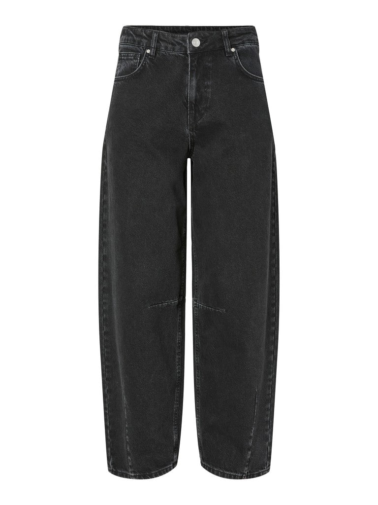 "YASLISA" MW BARREL ANKLE JEANS - EX