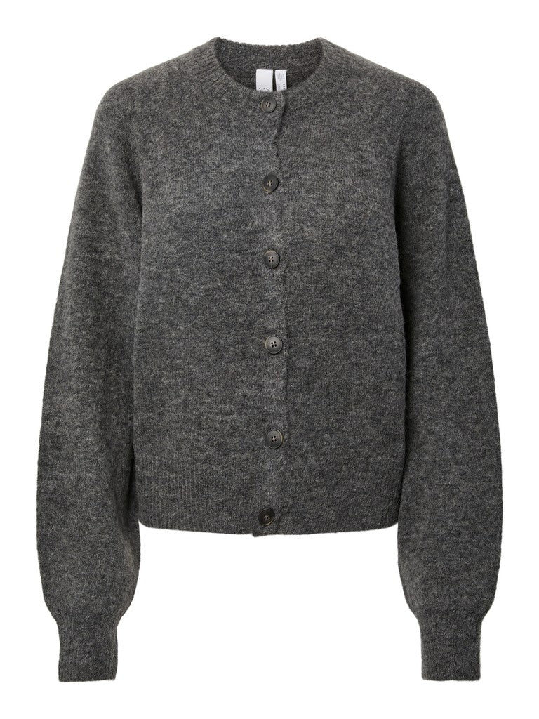 "YASJOHI" LS WOOL BLEND CARDIGAN S. NOOS