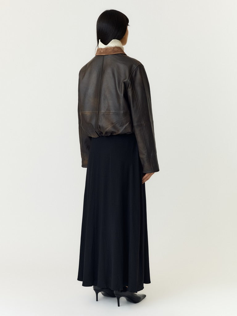 "YASFEROS" LS LEATHER JACKET